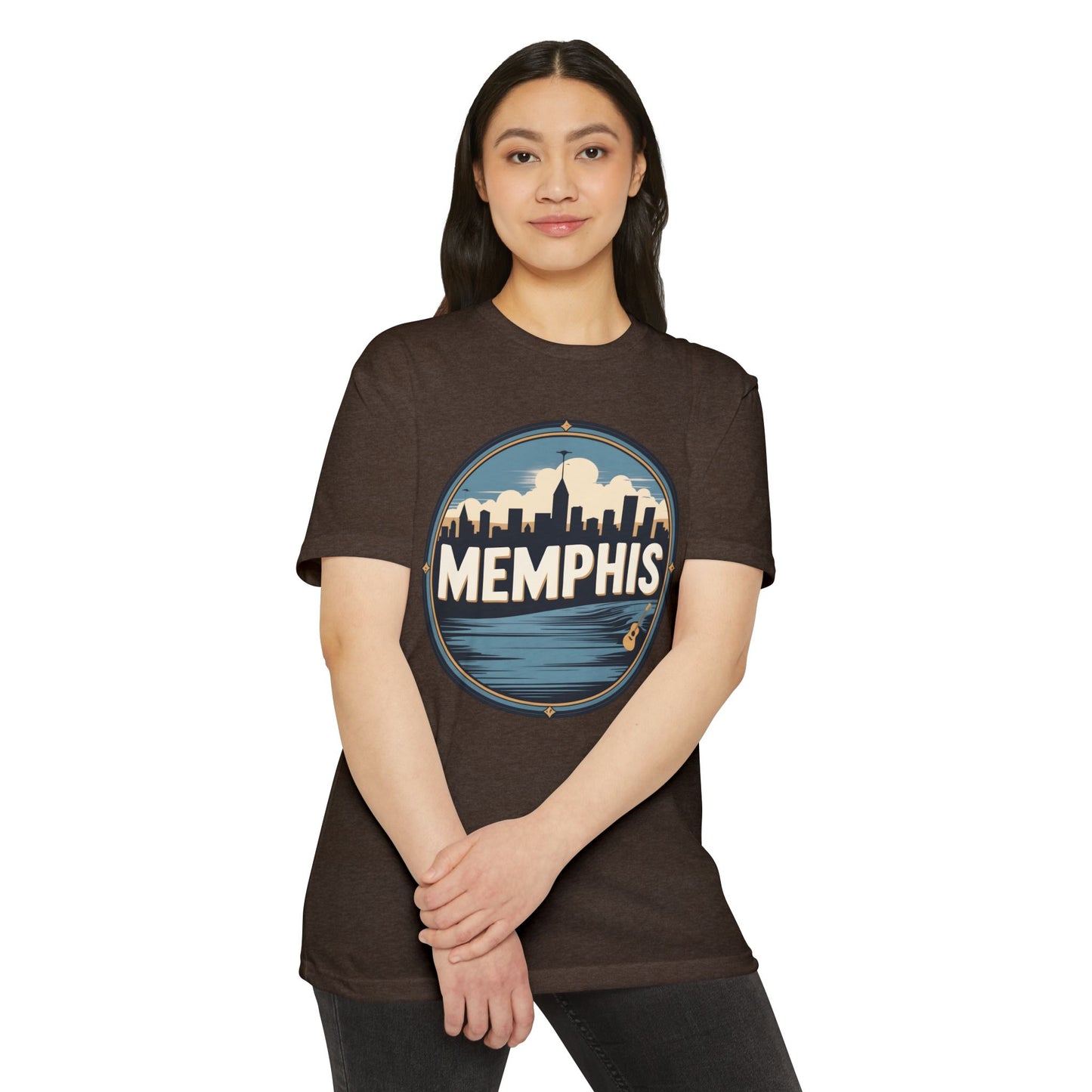 Memphis Skyline T-Shirt — Vintage Circle Cityscape Tee