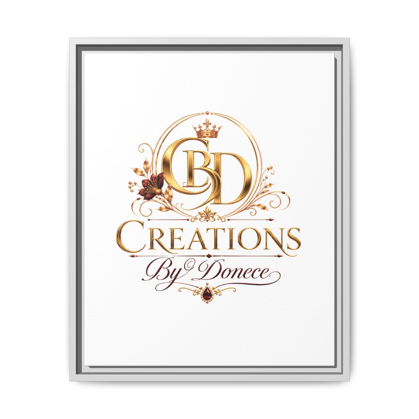 Creations By Donece — Framed Matte Canvas Wall Art