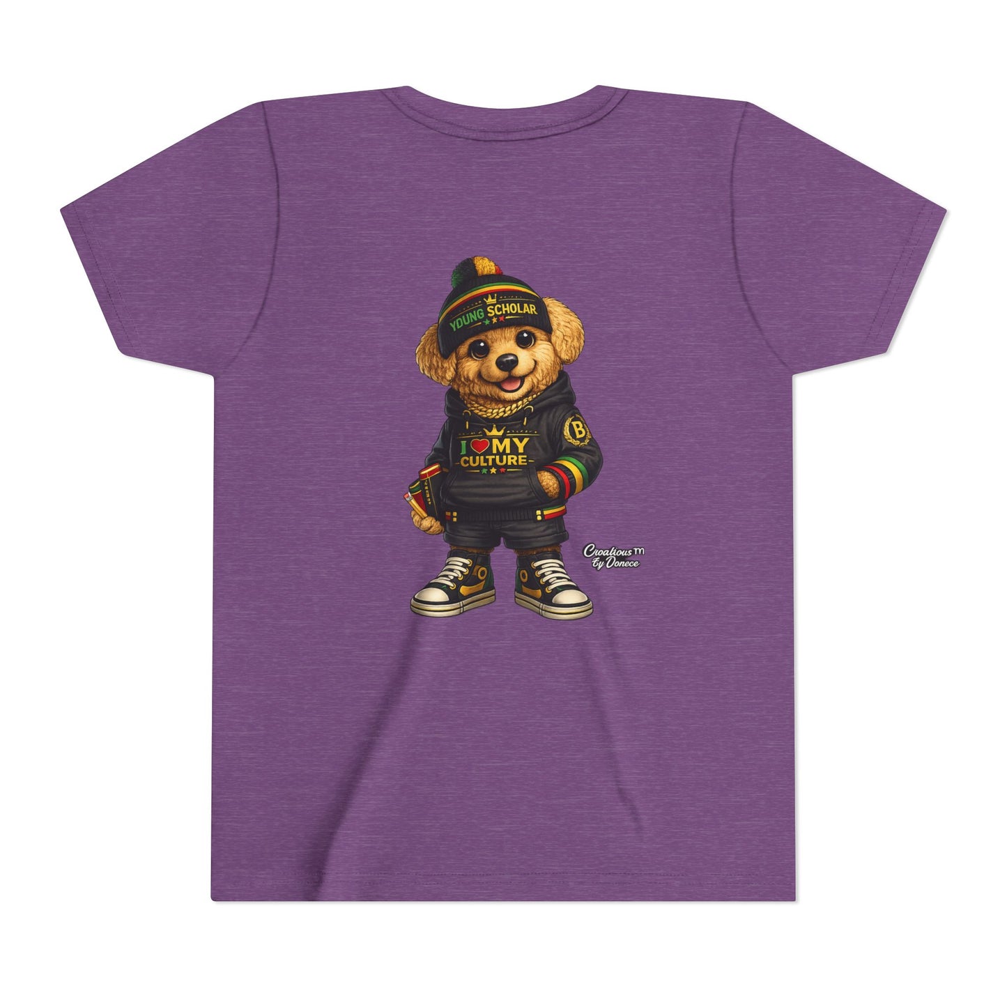 Youth Bear Graphic Tee – "I Love My Culture" Urban Streetwear