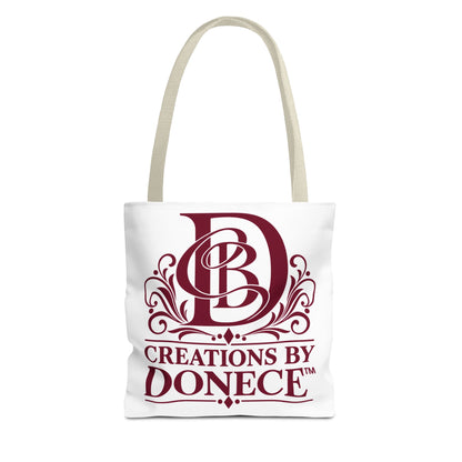 Tote Bag — Creations by Donece Logo Tote (Branded Monogram, Everyday Carry)