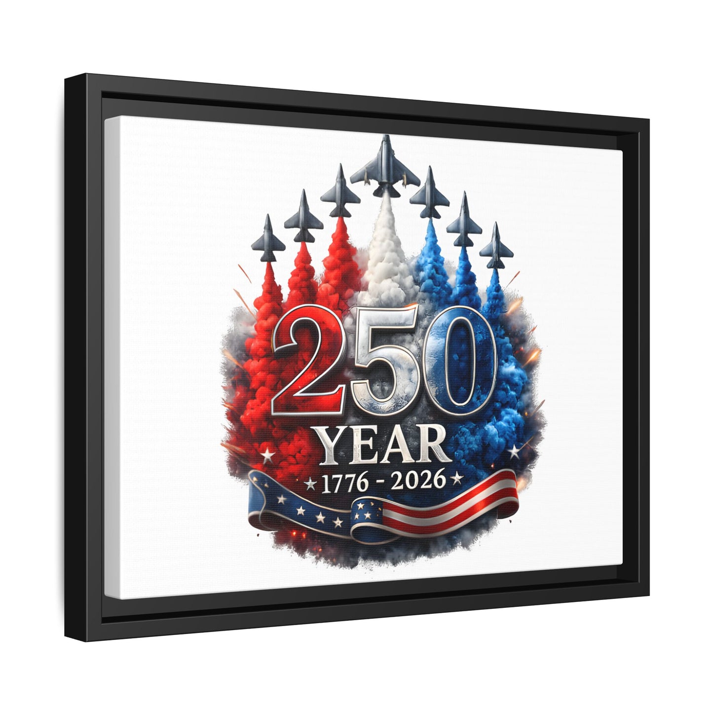 Matte Canvas, Framed (Multi-color)