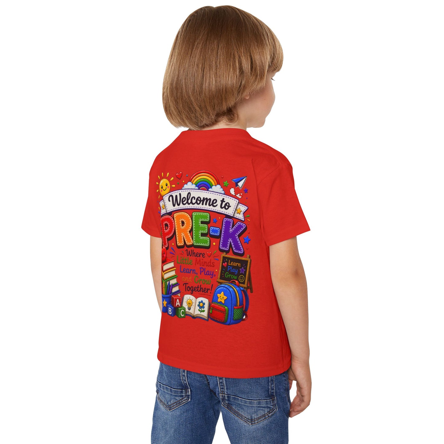 Welcome to Pre-K Toddler T-Shirt — Colorful Back-to-School Preschool Shirt