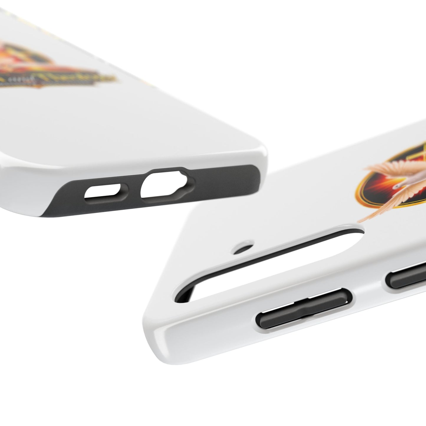 Wisdom and Theology Tough Phone Case — Christian Dove & Cross Design