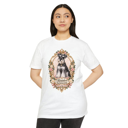 Miniature Schnauzer Floral T-Shirt