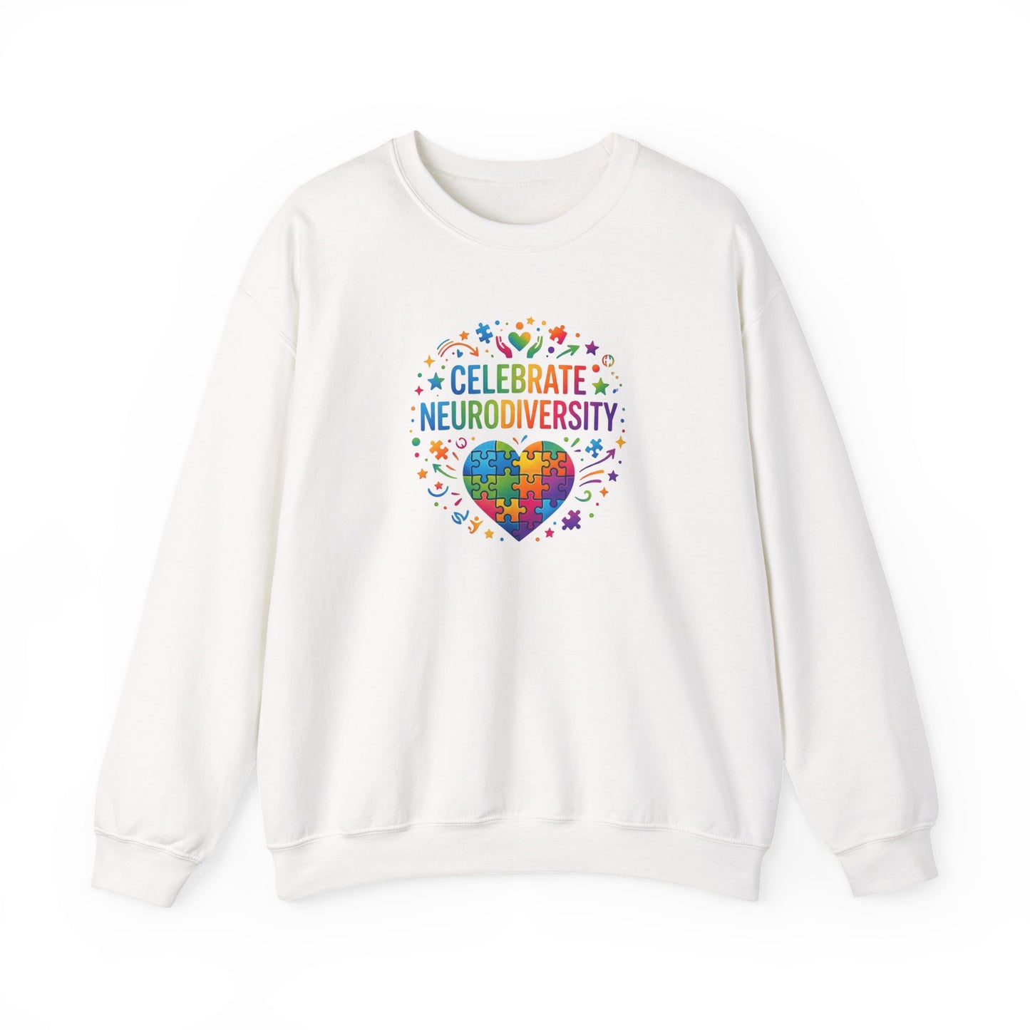 Celebrate Neurodiversity Crewneck Sweatshirt