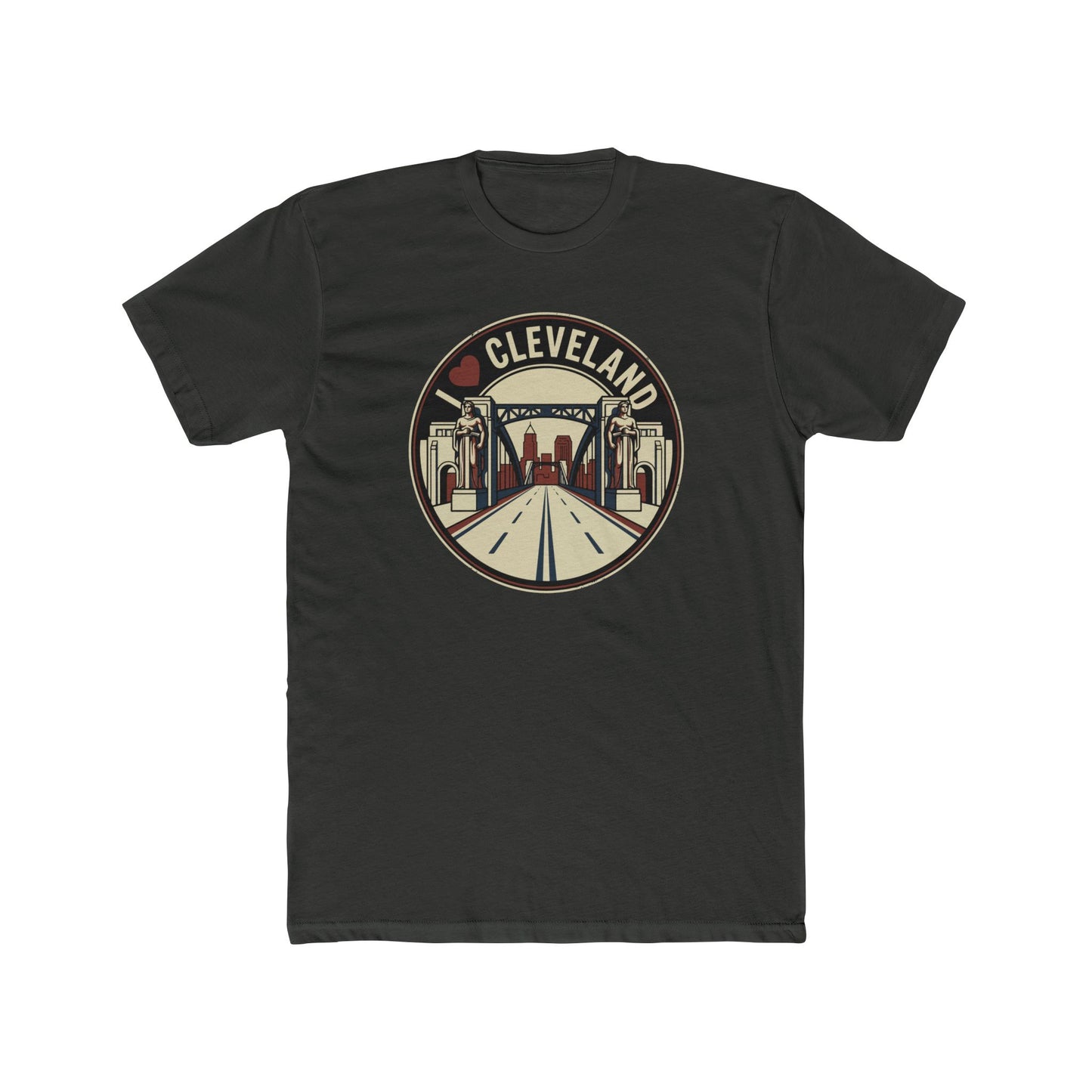 Cleveland Retro Cityscape Tee — I  Cleveland Graphic T‑Shirt