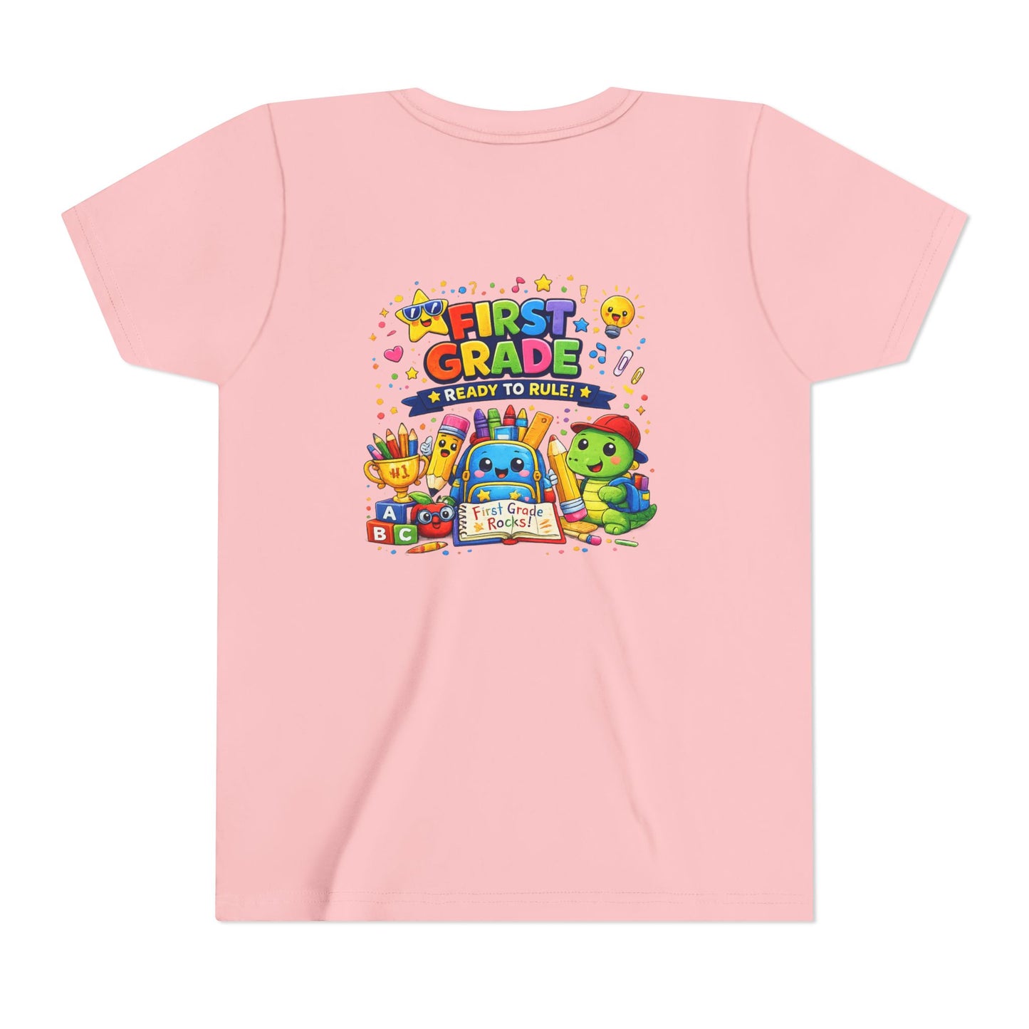 First Grade Youth T‑Shirt – "First Grade Ready to Rule" Cute Back-to-School Tee