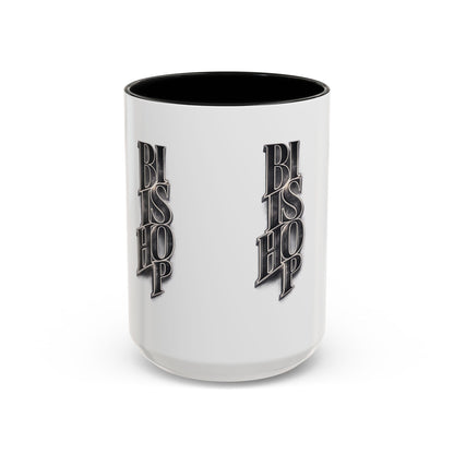 Bishop Vertical Logo Accent Coffee Mug — 11/15oz