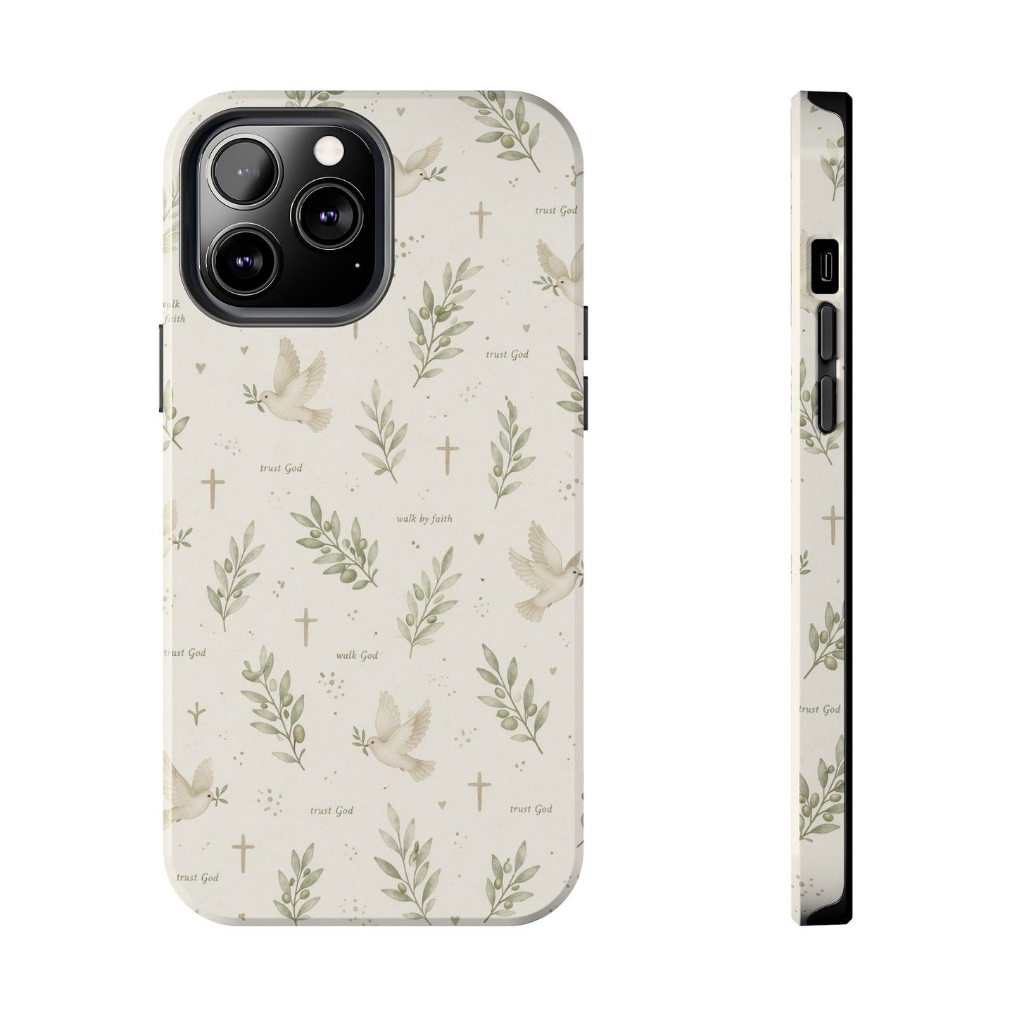 Walk By Faith Phone Case | Christian Floral iPhone Case