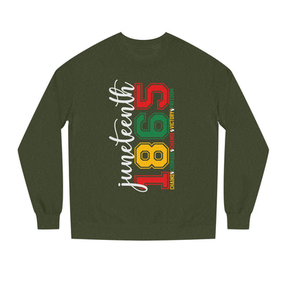 Juneteenth 1865 Crewneck Sweatshirt – Black Liberation Pride Graphic