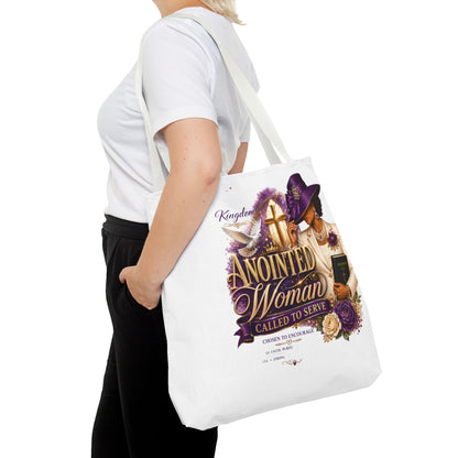 Anointed Woman Tote Bag – 'Called to Serve' Faithful Church Purse