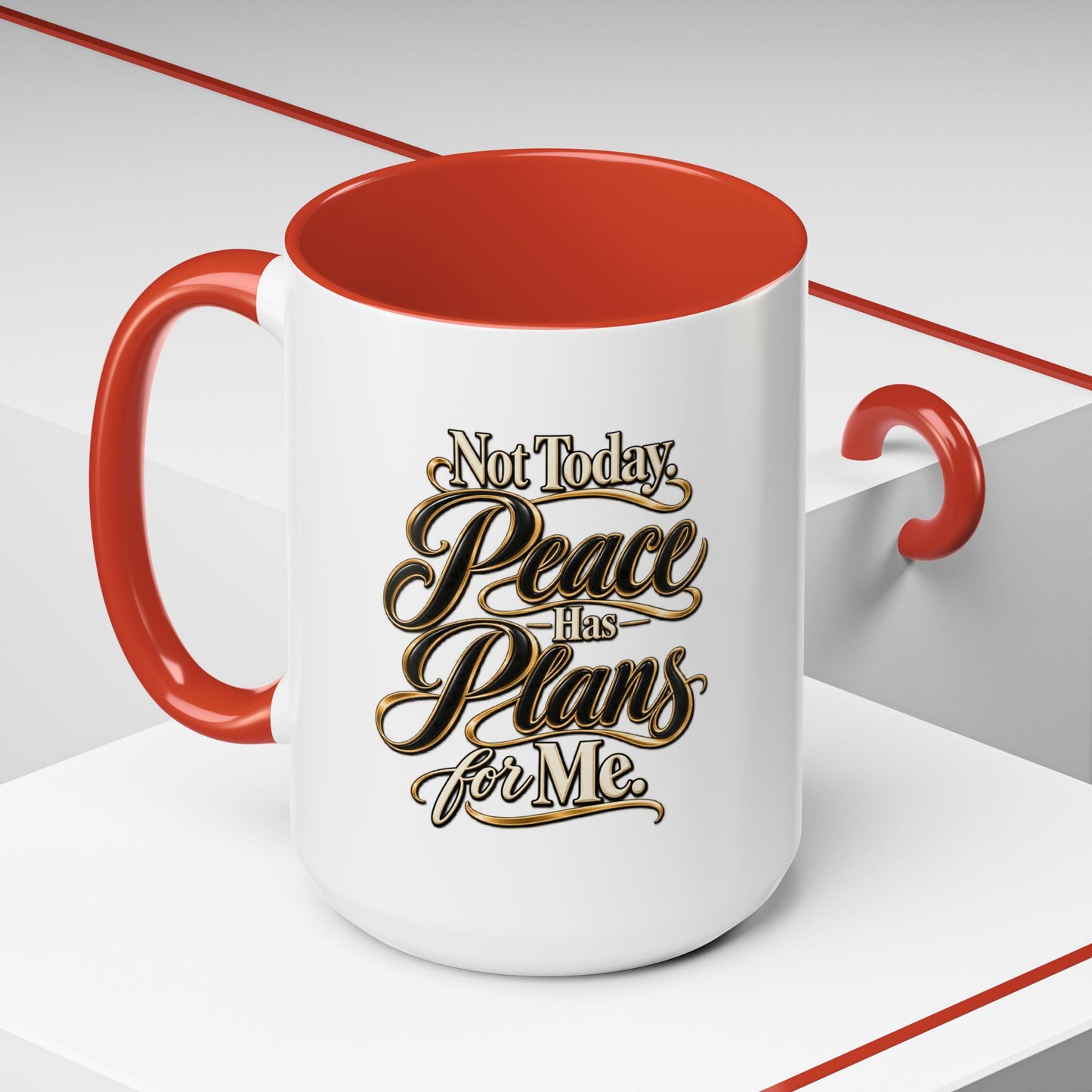 Peace Has Plans for Me Coffee Mug — Inspirational Faith Morning Mug