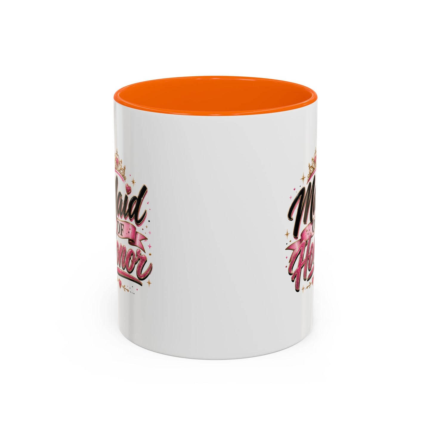 Maid of Honor Accent Coffee Mug — Bridal Party Gift (11/15oz)