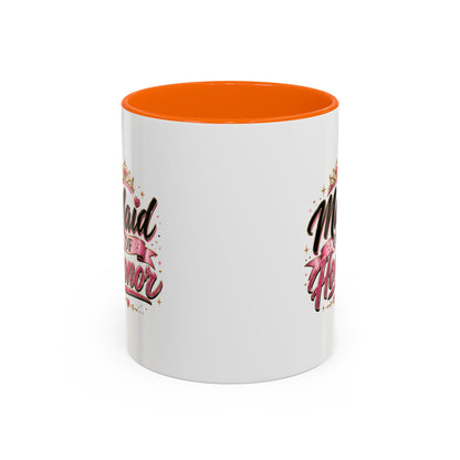 Maid of Honor Accent Coffee Mug — Bridal Party Gift (11/15oz)