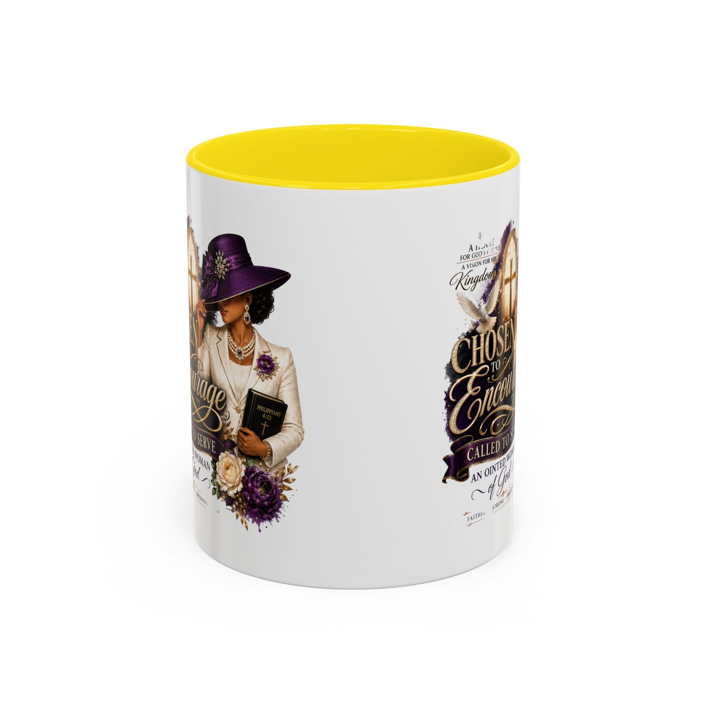 Chosen to Encourage Coffee Mug — Christian Woman Faith Gift (11/15oz)