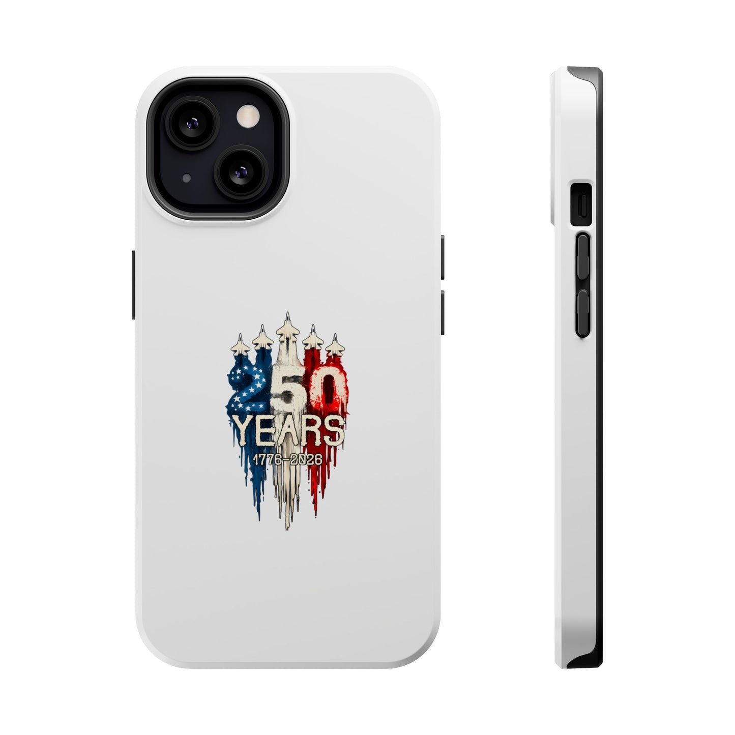 50 Years Patriotic iPhone Case — American Flag Anniversary Magnetic Impact-Resistant Case