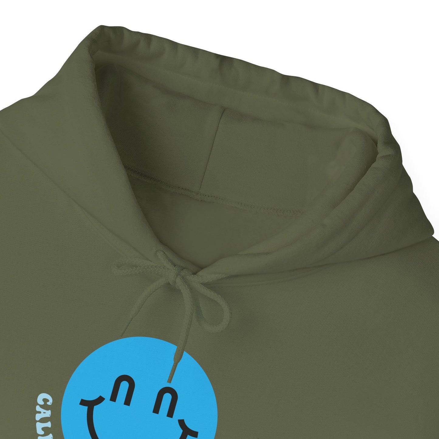 Calm Mind Healthy Body Smiley Hoodie