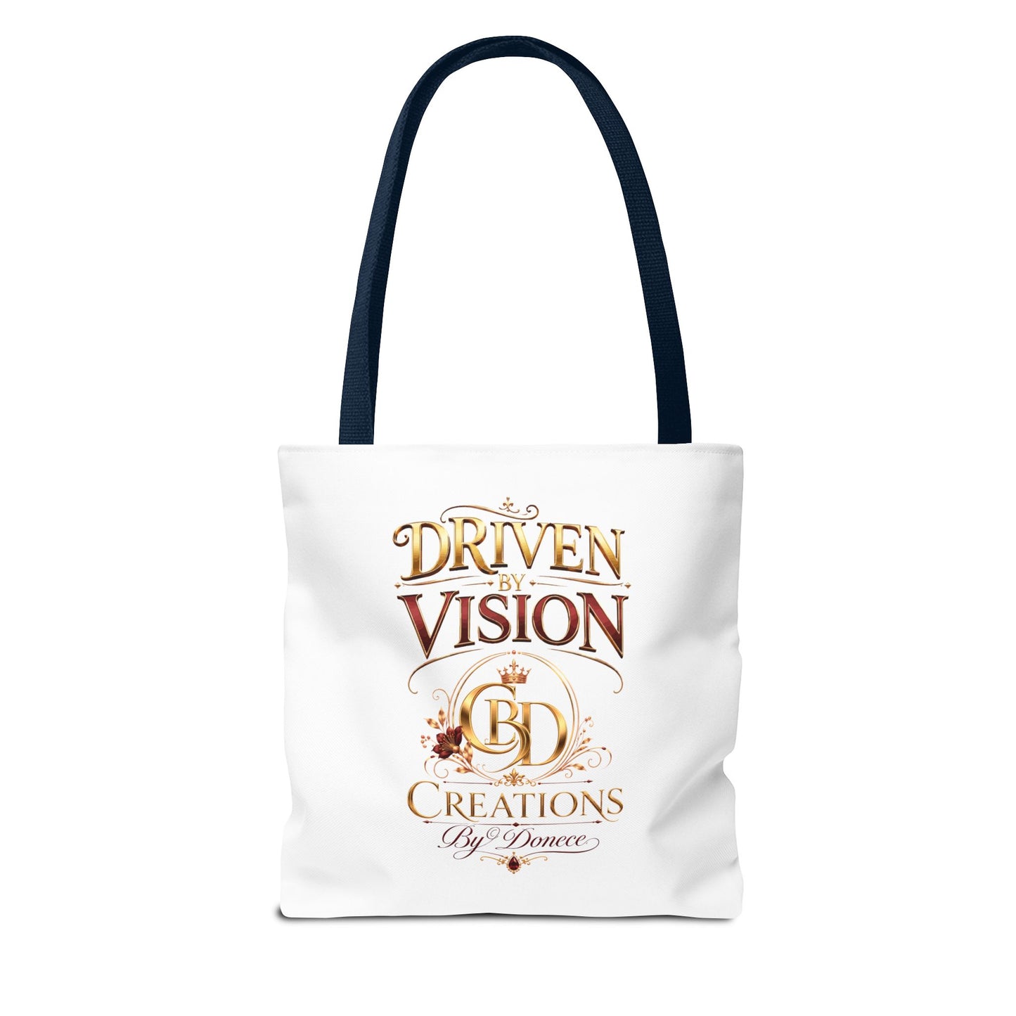 Driven by Vision Tote Bag — Branded BD Creations All-Over Print Tote