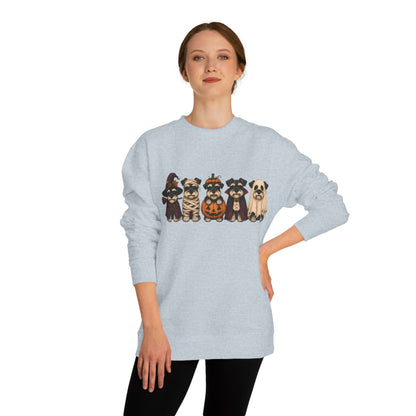 Halloween Pug Costume Sweatshirt – Cute Pugs in Witch, Mummy, Pumpkin & Ghost Outfits