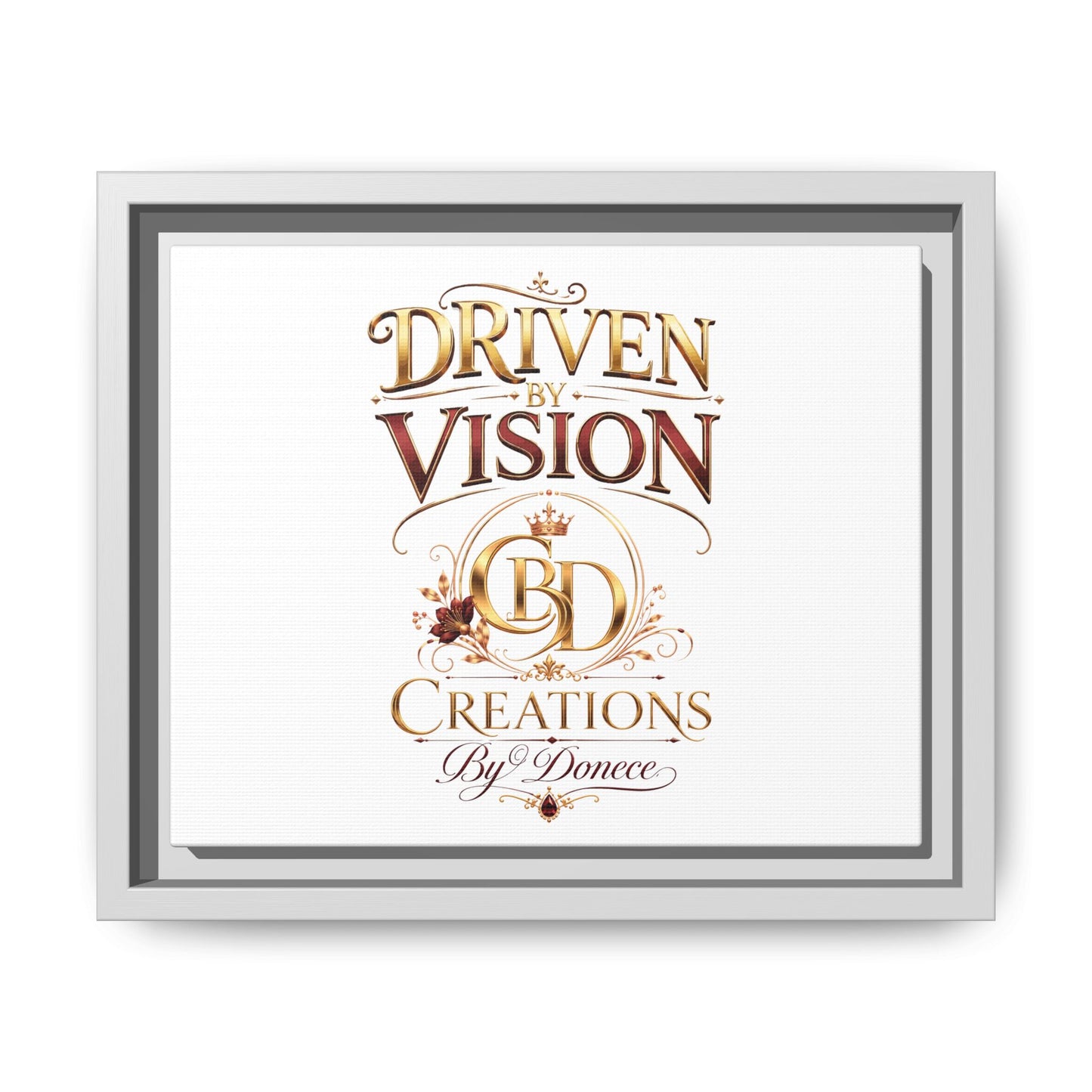 Driven by Vision Framed Canvas Wall Art