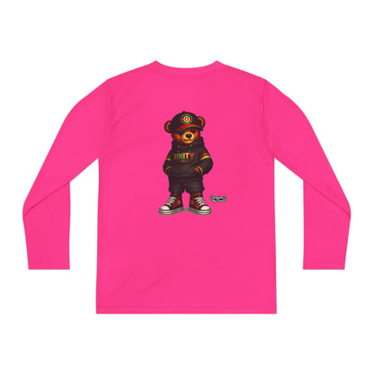 Youth Long Sleeve Tee — 'Unity' Streetwear Bear Graphic