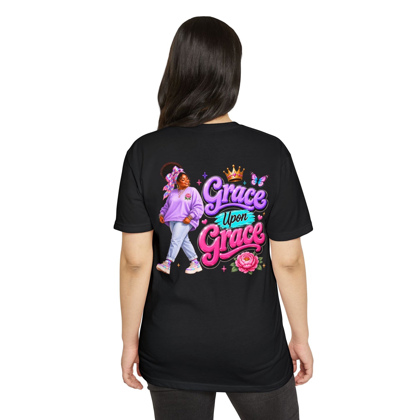Grace Upon Grace T-Shirt — Inspirational Girl Faith Tee