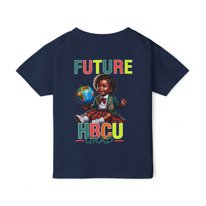 Future HBCU Grad Toddler T‑Shirt — Cute African American Kid, Back‑to‑School Gift