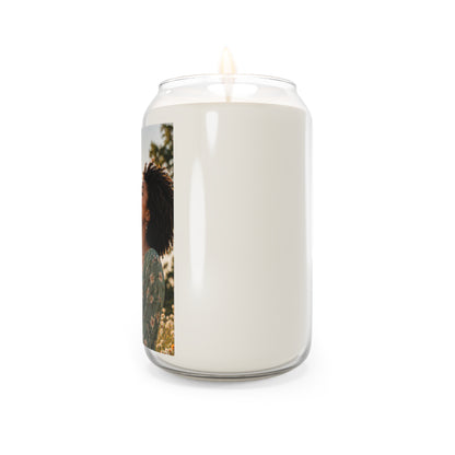 Inspirational Psalm Candle — "God is within her, she will not fall" Scented Soy Jar (13.75 oz)