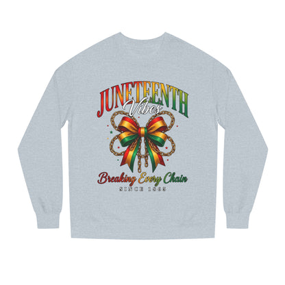 Juneteenth Crewneck Sweatshirt — "Breaking Every Chain" Celebration Pullover