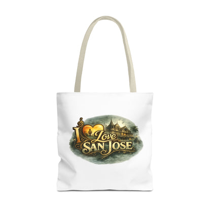 San Jose Tote Bag — "I Love San Jose" Scenic Logo Tote