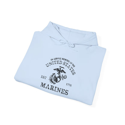 In-service Member of the United States Est 1775 Marines Hoodie