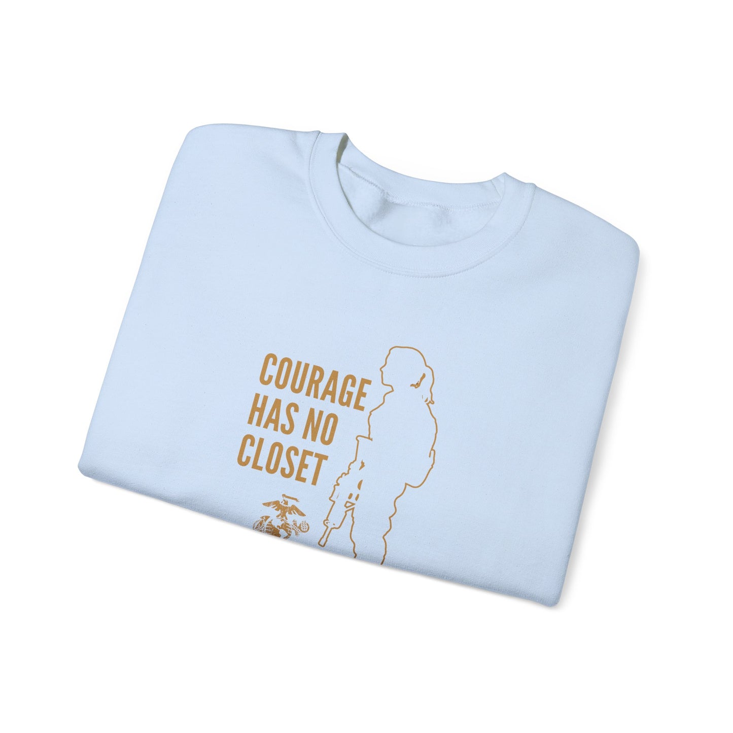 Courage Has No Closet US Marines Crewneck Sweatshirt