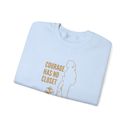 Courage Has No Closet US Marines Crewneck Sweatshirt