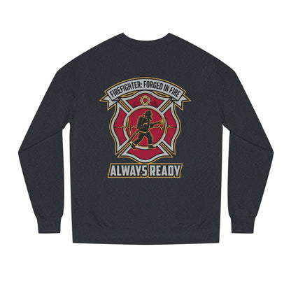 Firefighter Crest Sweatshirt — "Always Ready" Crewneck