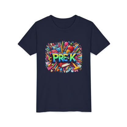 PRE-K Kids Tee — Colorful Back-to-School Pre-K Shirt for Preschoolers