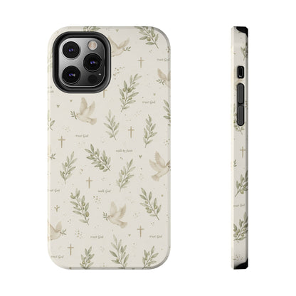Walk By Faith Phone Case | Christian Floral iPhone Case