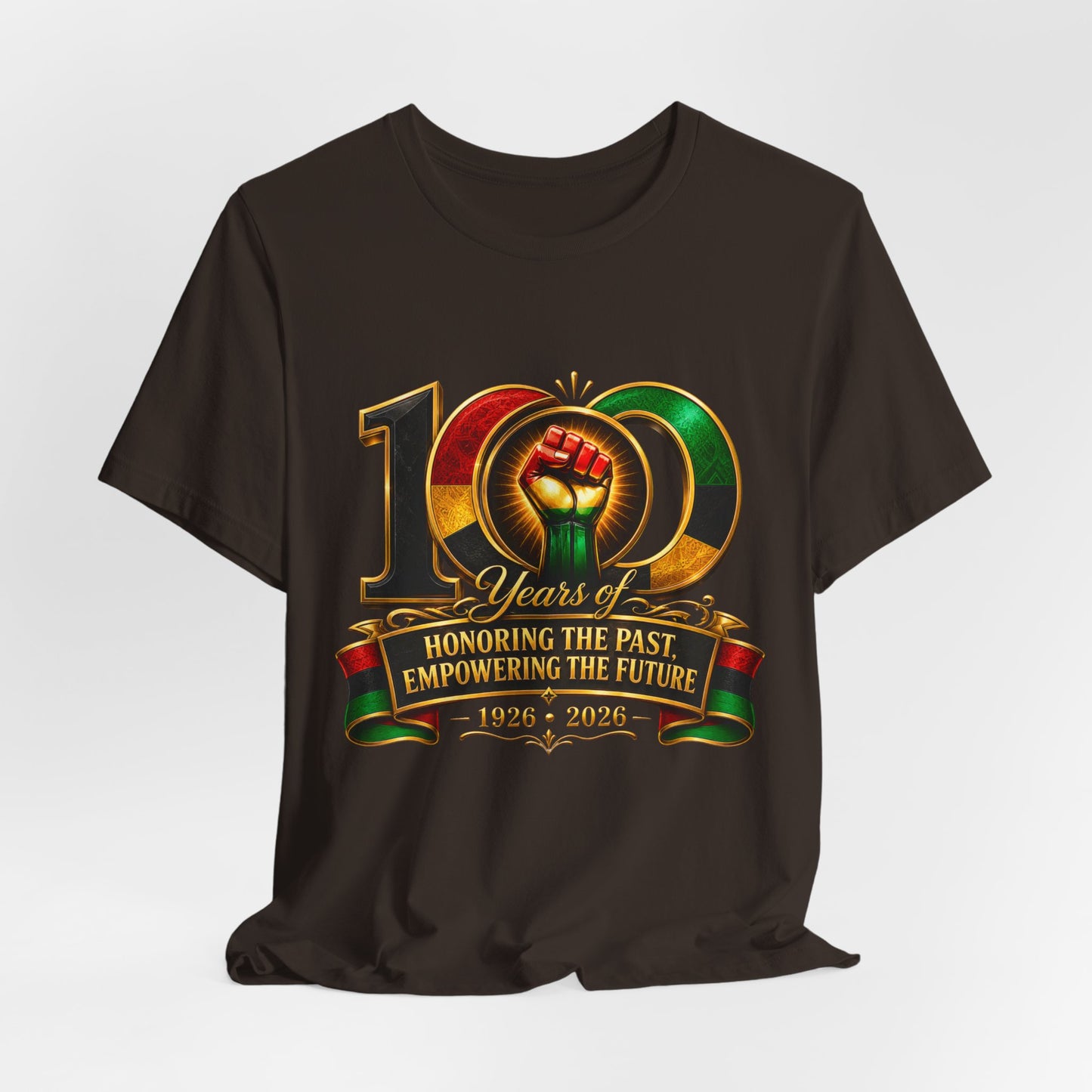 100 Years Anniversary Tee — "Honoring the Past, Empowering the Future" Centennial T-Shirt (1926–2026)