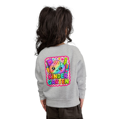 Kindergarten Cute Rainbow Character Toddler Sweatshirt