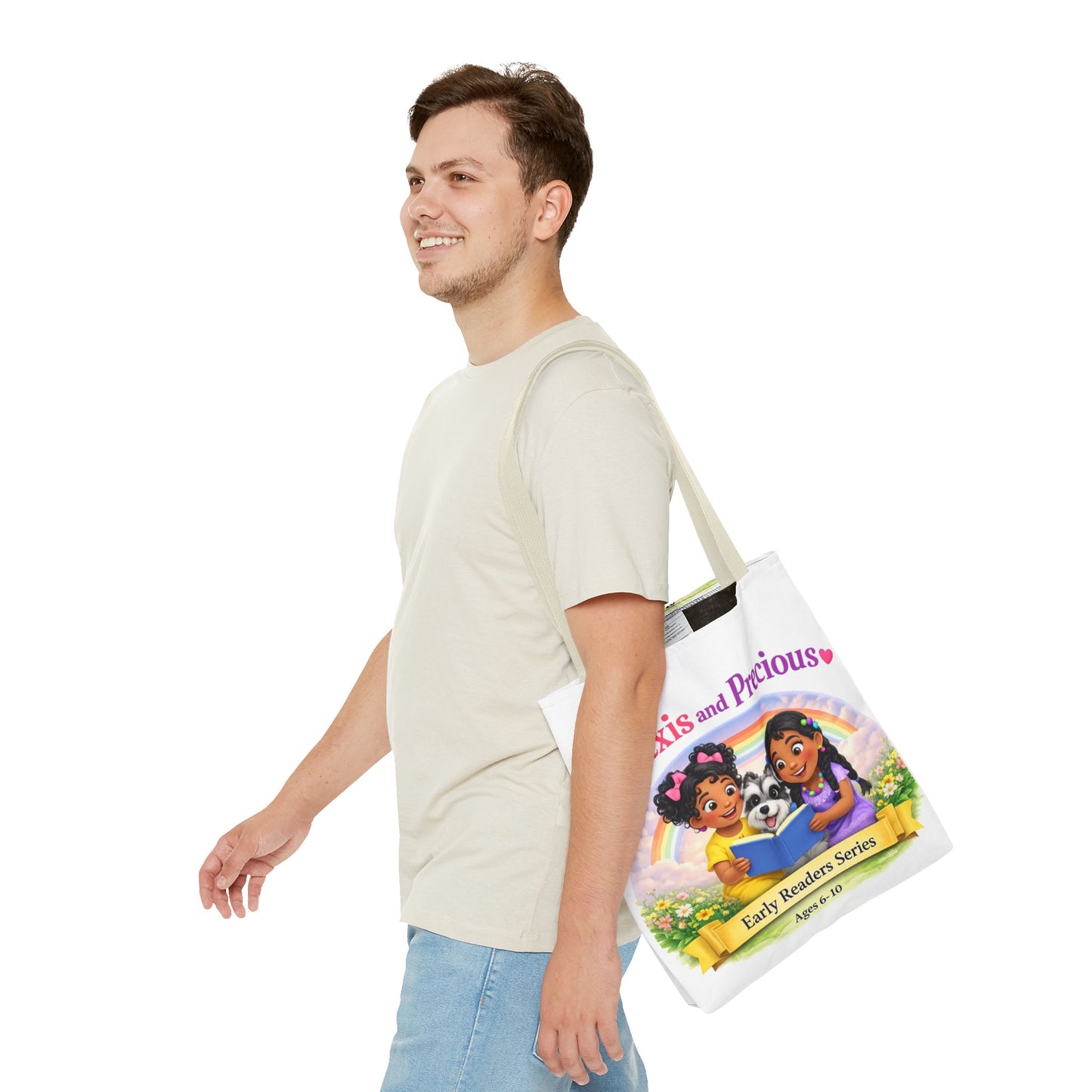 Children's Tote Bag – "Alexis and Precious" Early Readers Book Design
