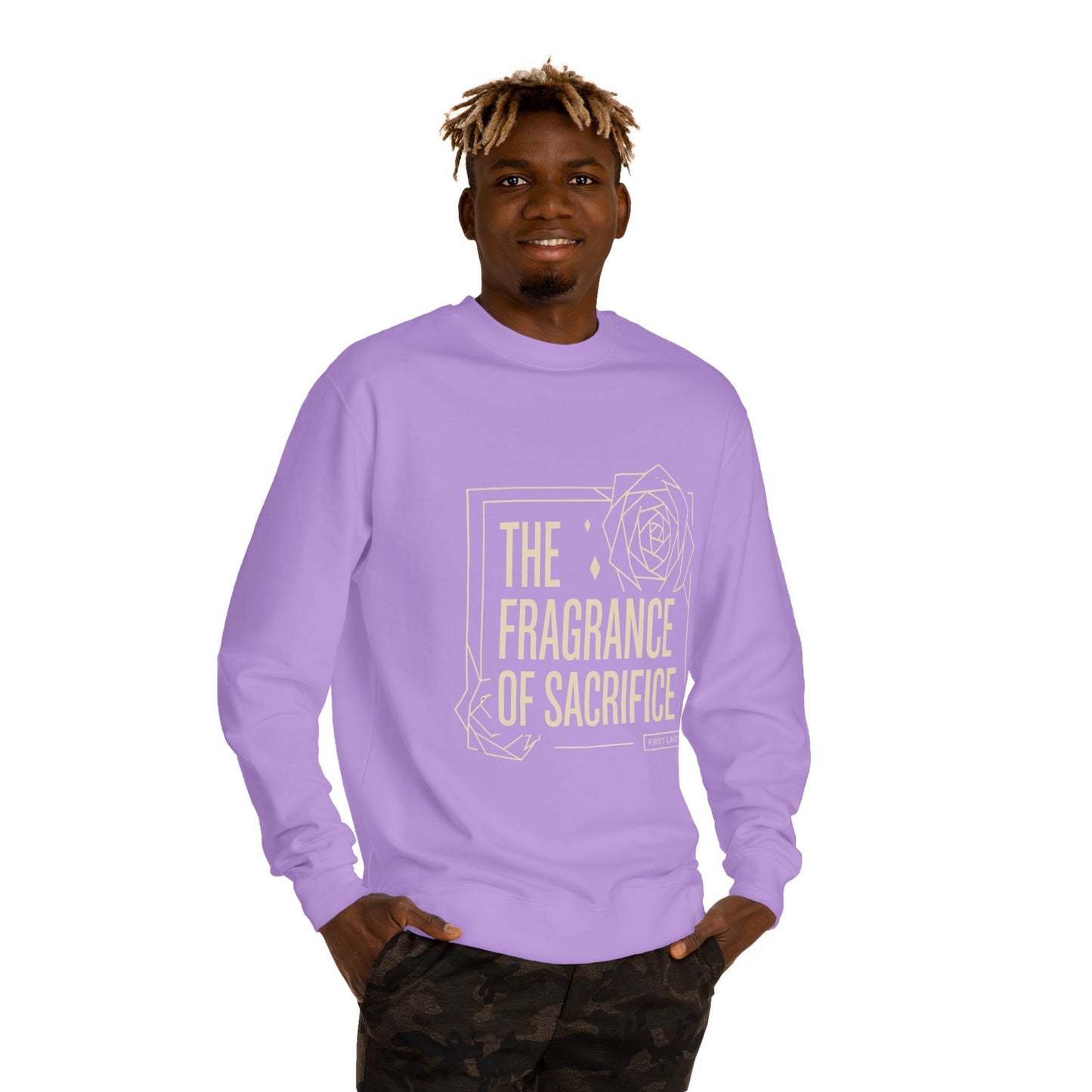 The Fragrance of Sacrifice Sweatshirt — Floral Graphic Crewneck