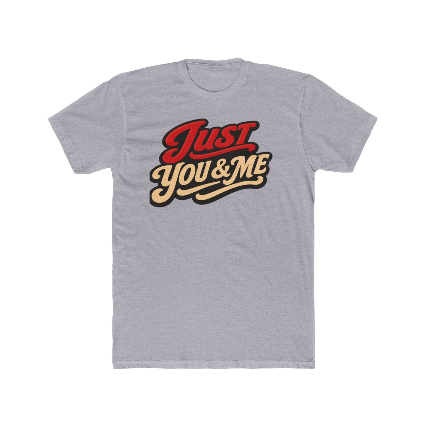 Just You & Me Graphic Tee — Retro Couples Love Shirt