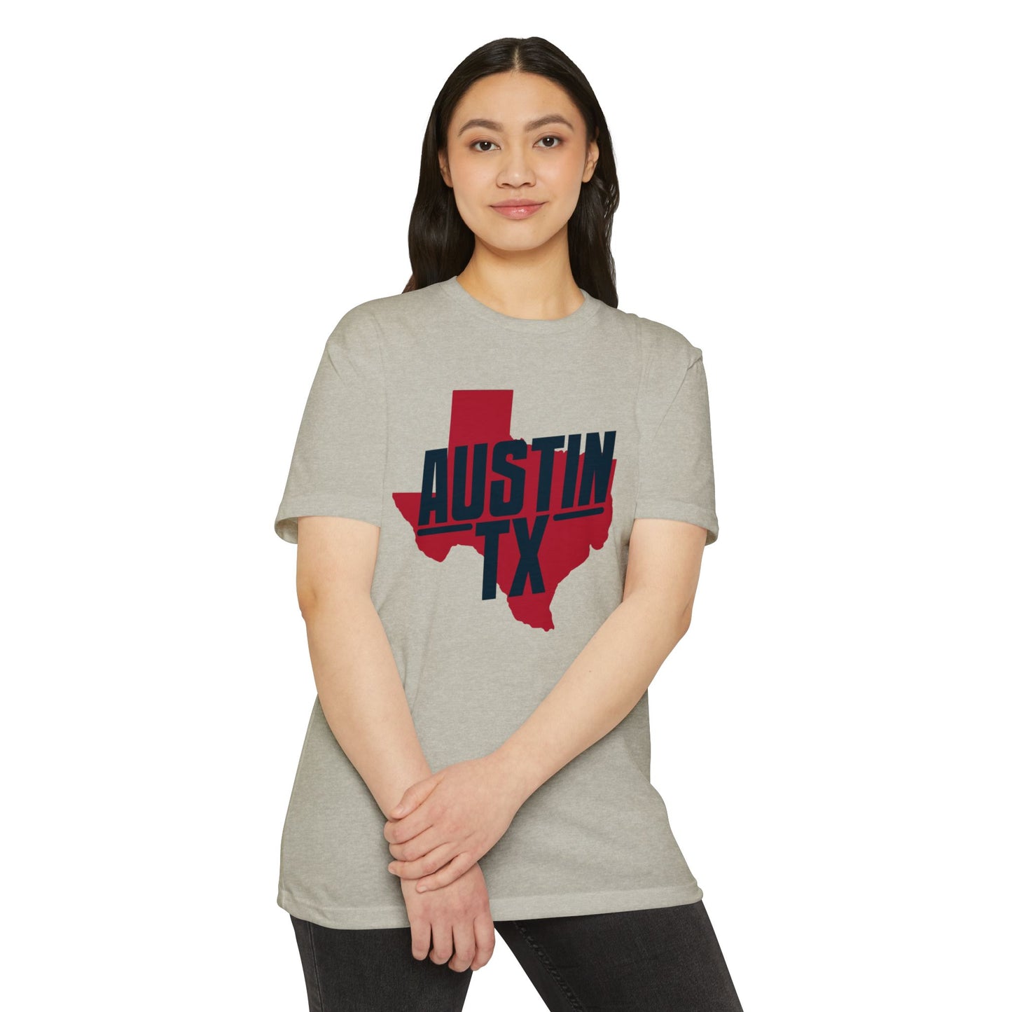Austin TX Map T‑Shirt — Vintage Texas Graphic Tee