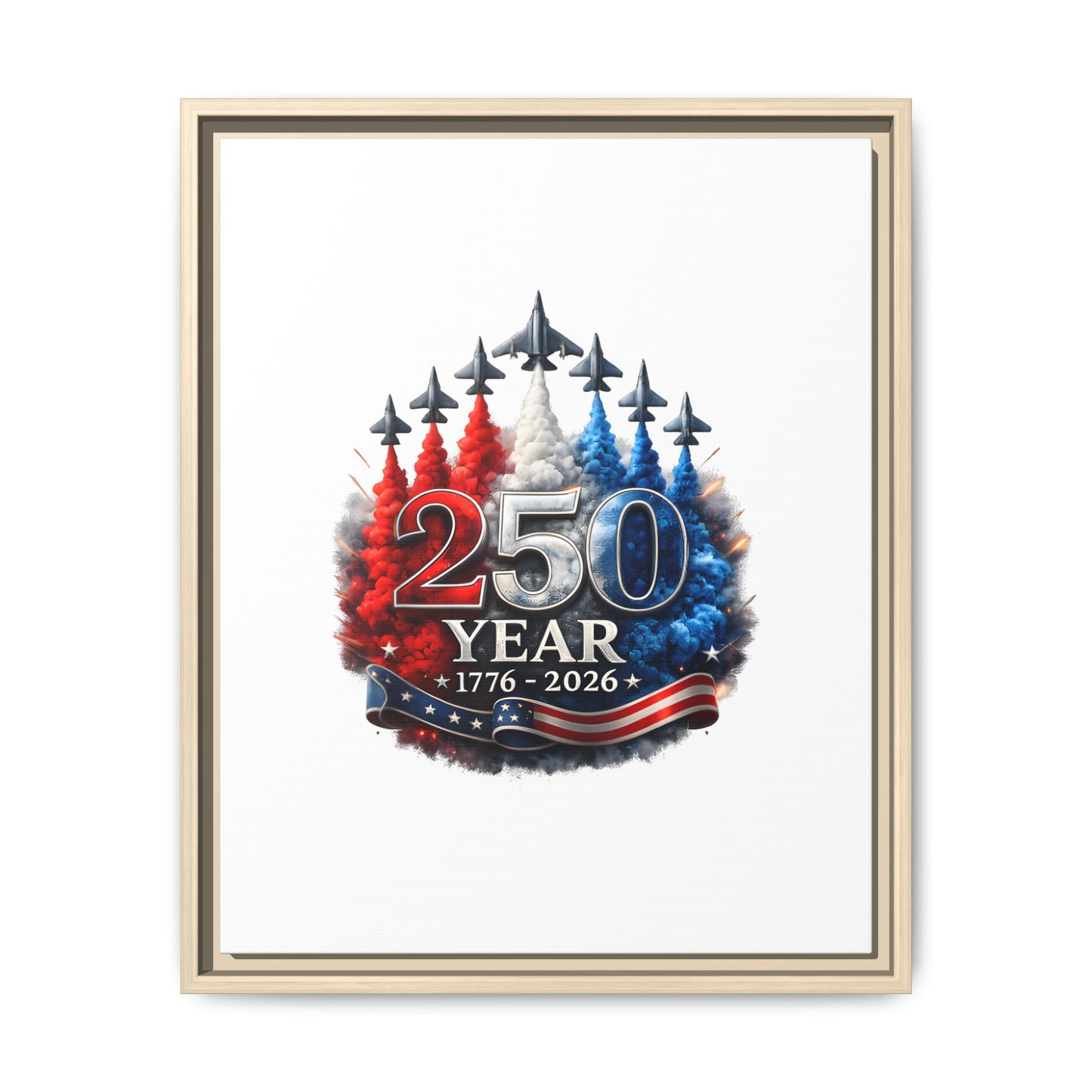 Matte Canvas, Framed (Multi-color)