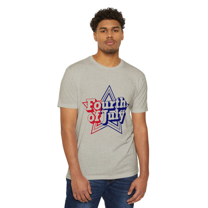 Fourth of July Star T-Shirt — Retro Patriotic Independence Day Tee