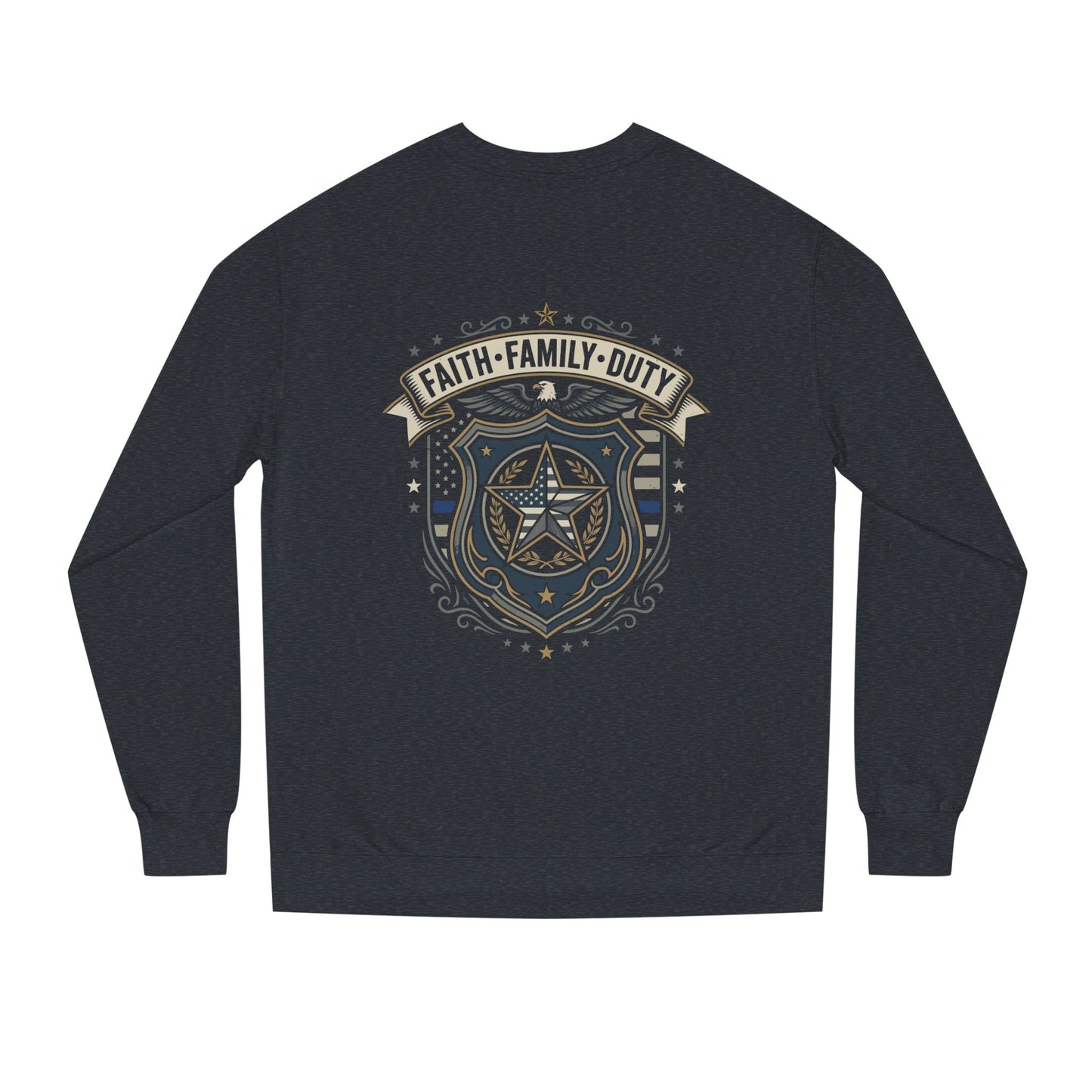Faith • Family • Duty Badge Sweatshirt
