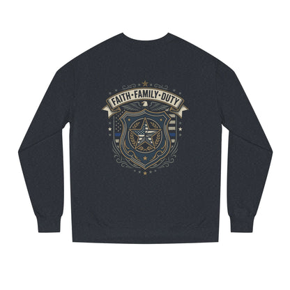 Faith • Family • Duty Badge Sweatshirt