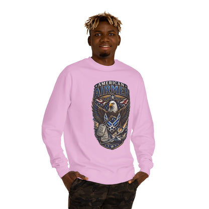 American Airmen Eagle Sweatshirt — Patriotic Air Force Crewneck