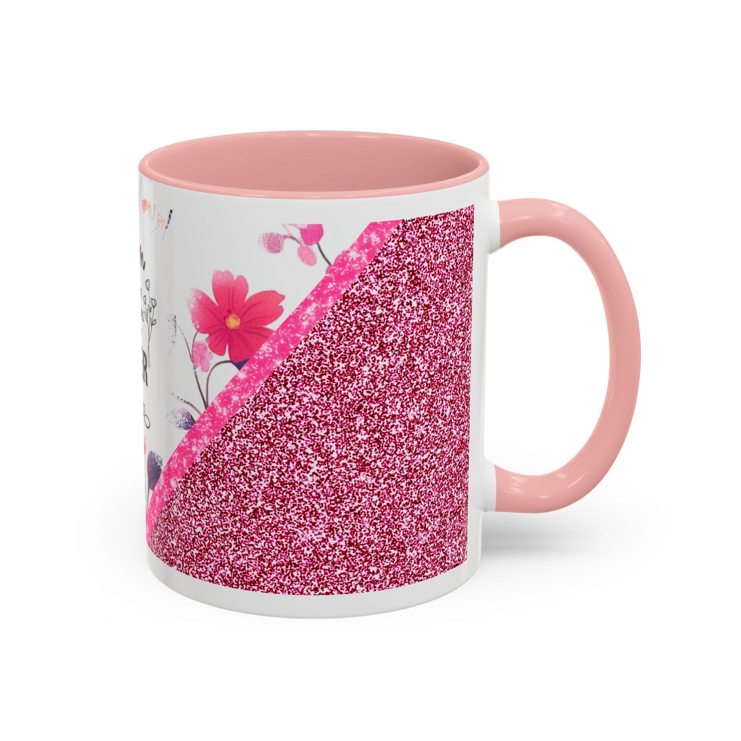 Mom Forever Coffee Mug — "Where Love Always Shines and Truly Never Ends" Floral Accent