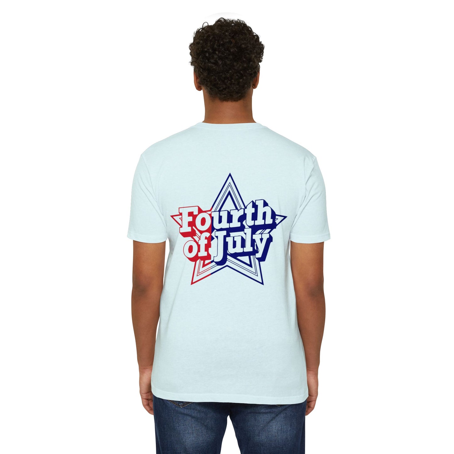 Fourth of July Star T-Shirt — Retro Patriotic Independence Day Tee
