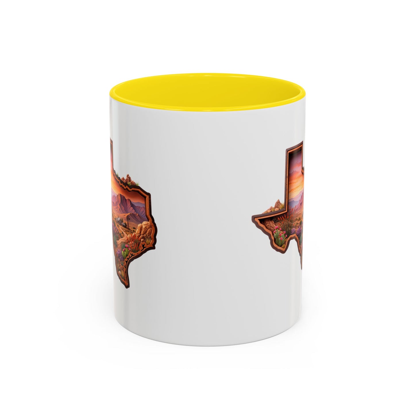 Texas Sunset Accent Coffee Mug – Scenic Lone Star State Landscape (11/15oz)